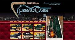 Desktop Screenshot of prestocases.com.au